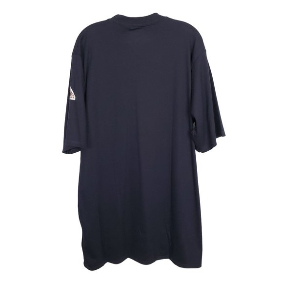 BulwarkFR NWOT Size XXL Shirt Flame Resistant Short Sleeve Protective Blue - Picture 3 of 9